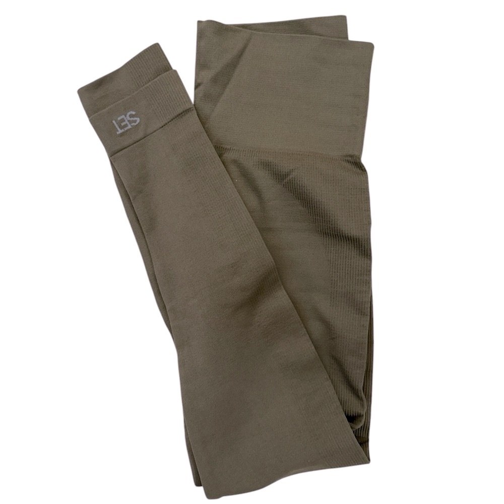 SET ACTIVE Sz small Khaki NWOT